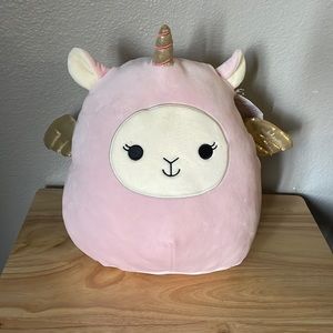 11” Squishmallows Alice the Pink Llama Pegacorn